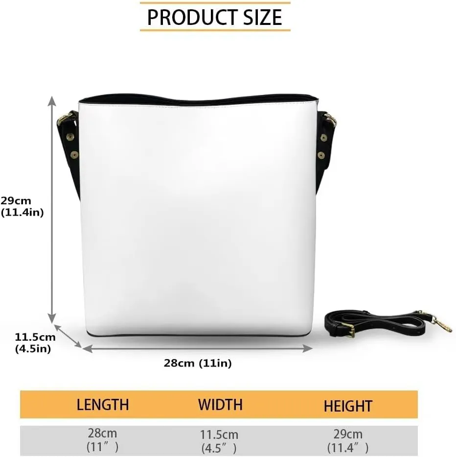 Mumeson Womens Bucket Shoulder Bag Leather Handbags Hobo Tote Purse Adjustable Strap Large Designer Satchel Handbag