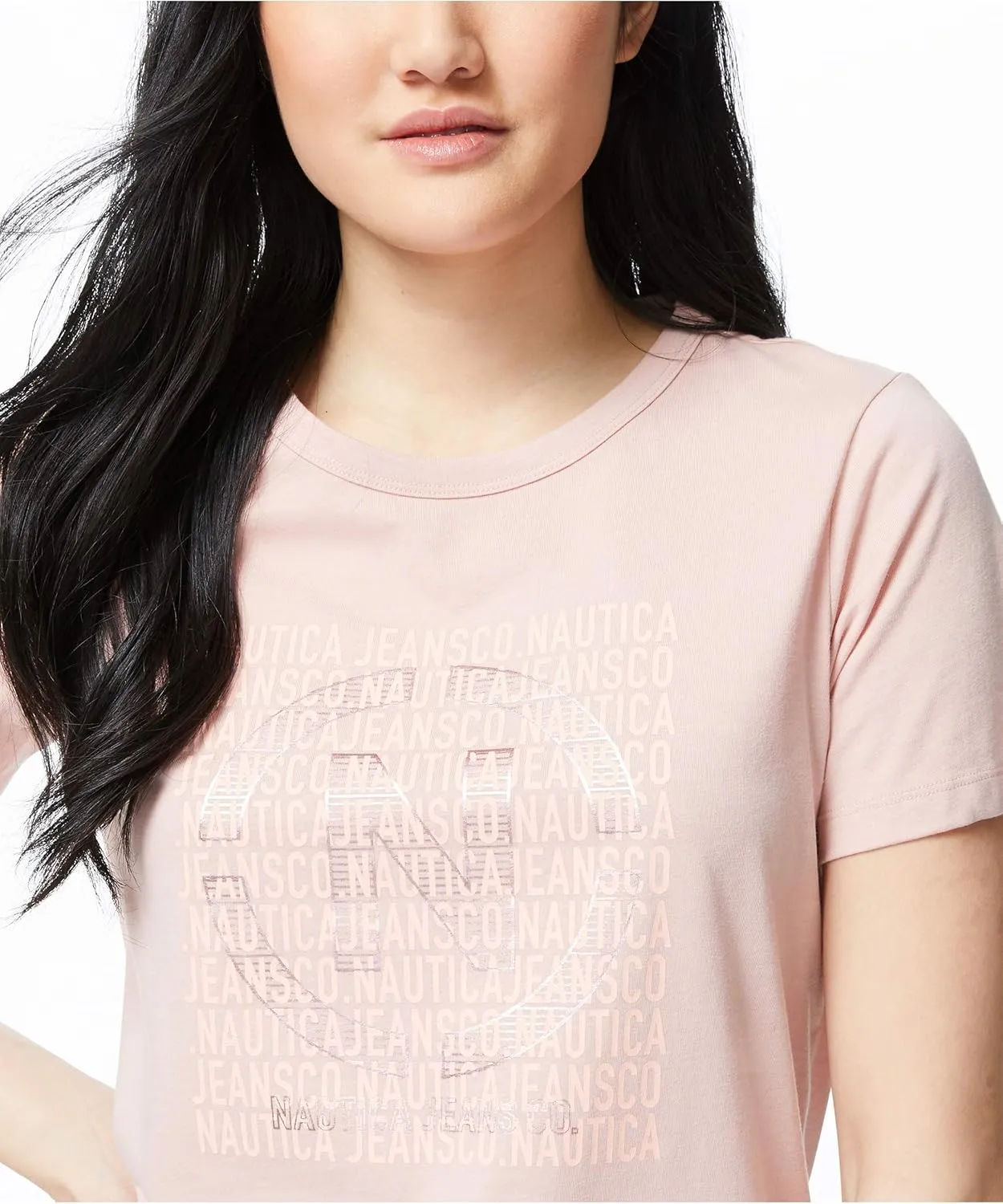 Nautica Women's Soft Cotton Graphic T-Shirt
