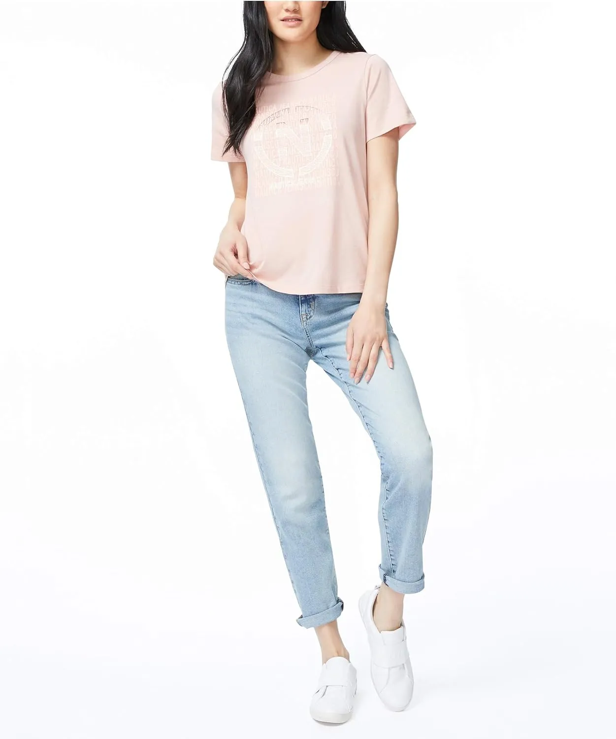 Nautica Women's Soft Cotton Graphic T-Shirt