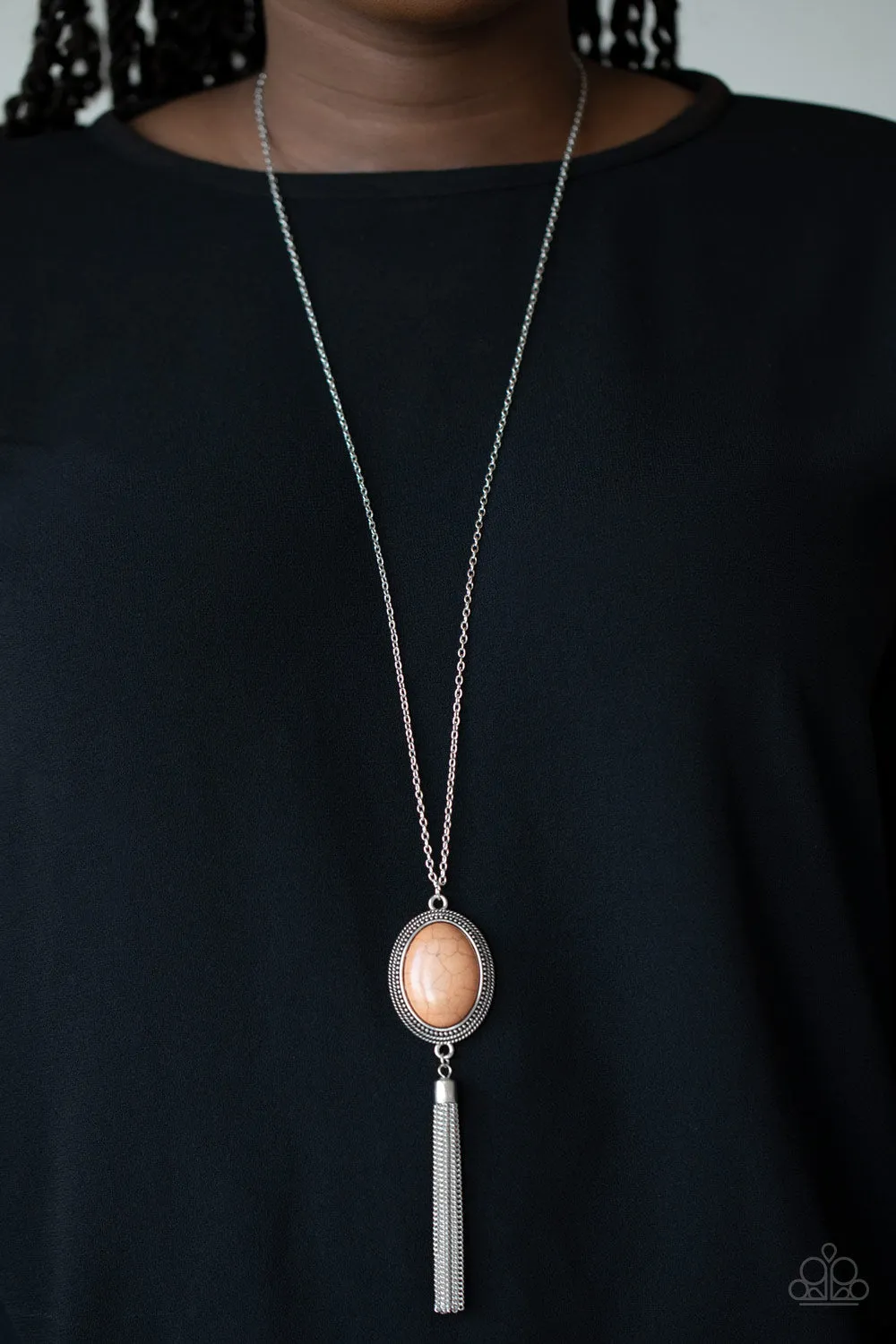 Nomadic Dramatics - Brown Necklace - Paparazzi Accessories