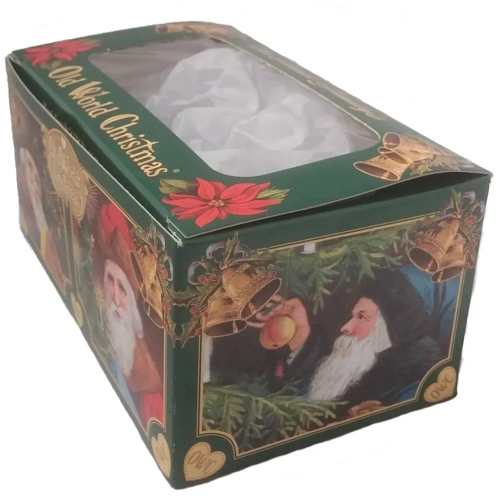 Old World Christmas Blue Baby Undershirt Blown Ornament