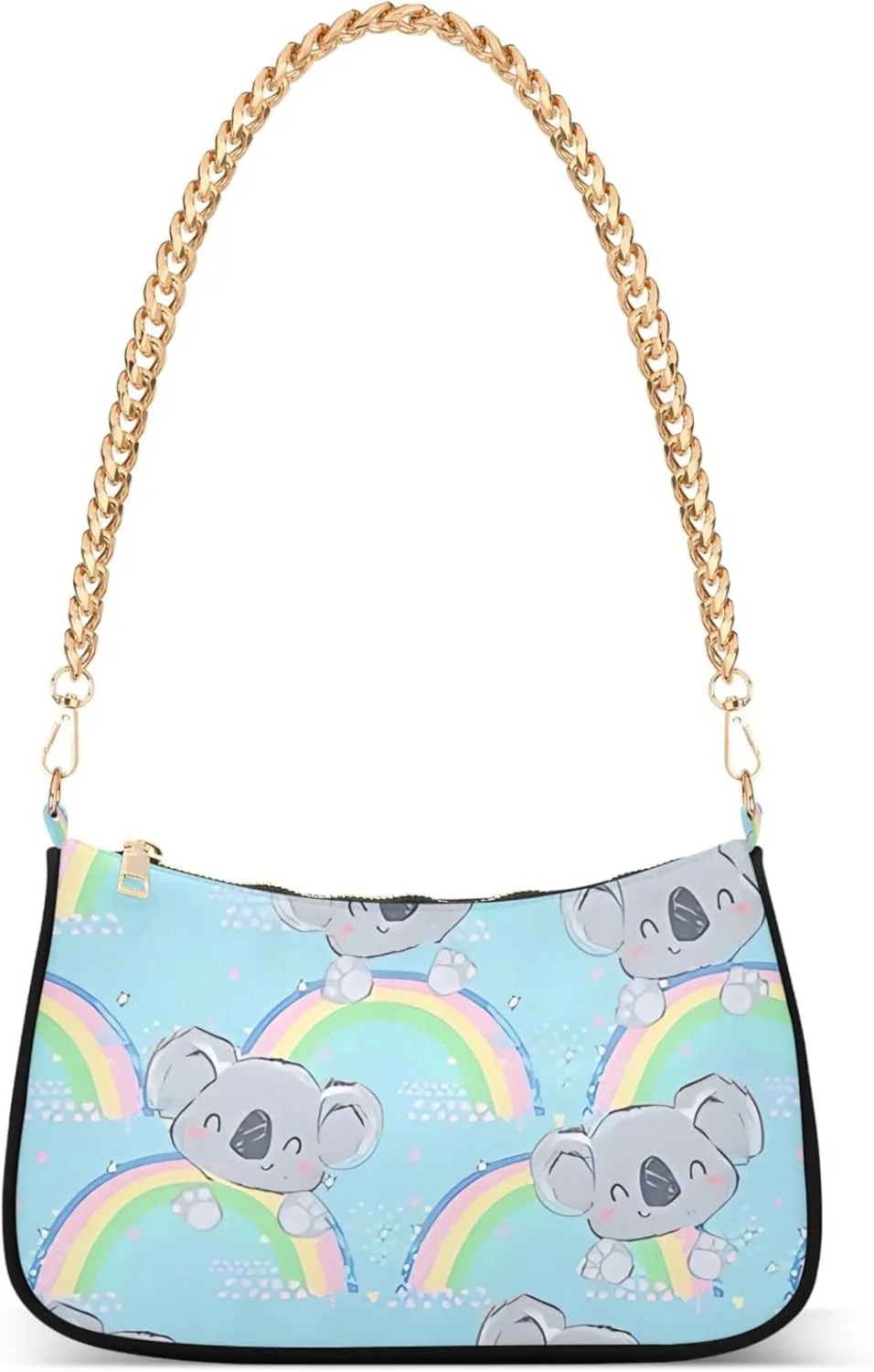 Orange Gray Chrysanthemum Cute Purse Hobo Party Purses Women's Shoulder Handbags over the Shoulder Purse