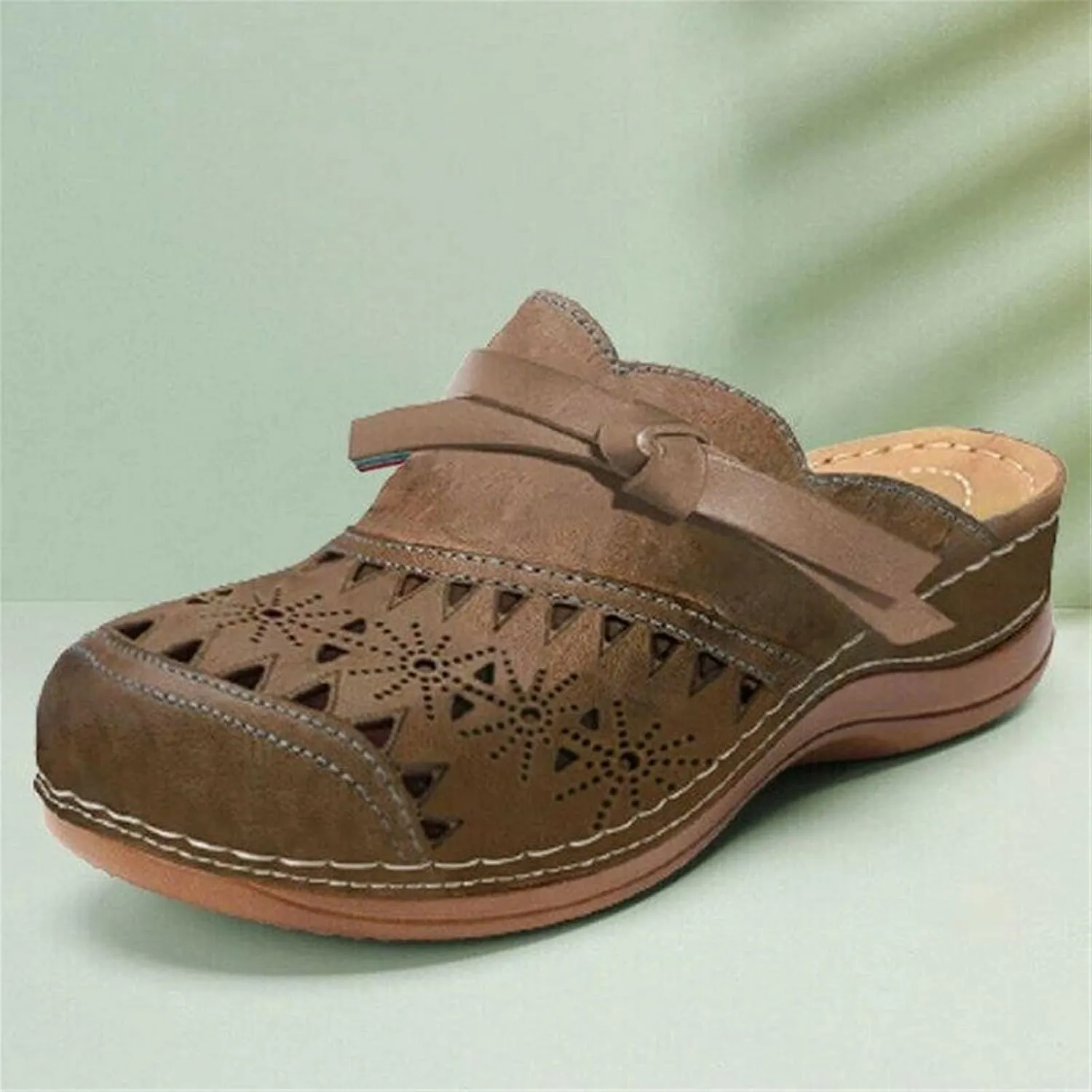 Orthopedic Sandals for Women,Arch Support Anti-Slip Summer Sandal Beach Bohemia Comfortable Platform Outdoor Flats Shoes