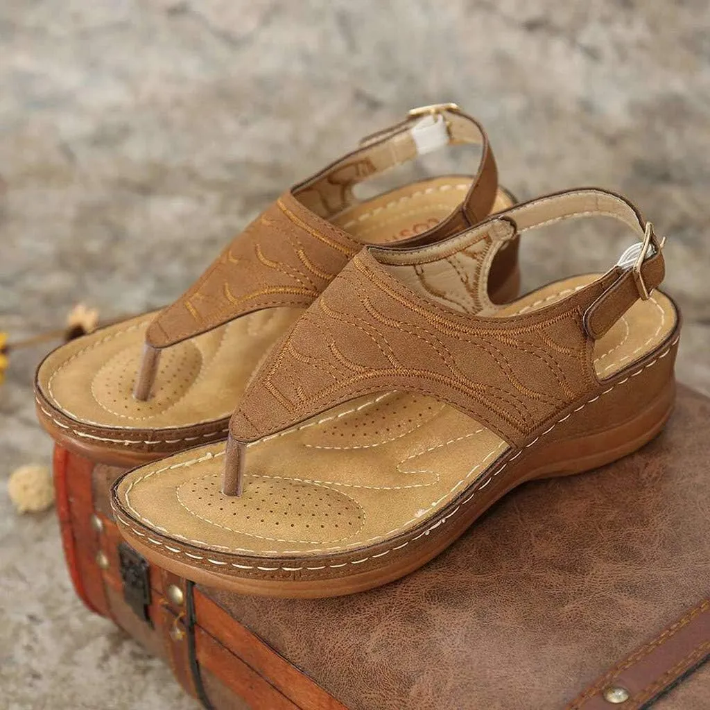 Orthopedic Sandals Women Wide Width Orthotic Flip Flops for Women Beach Women Walking Sandals Comfortable Orthotic Plantar Fasciitis Slippers Women High Arch Heel Support Indoor Womens Travel Sandals