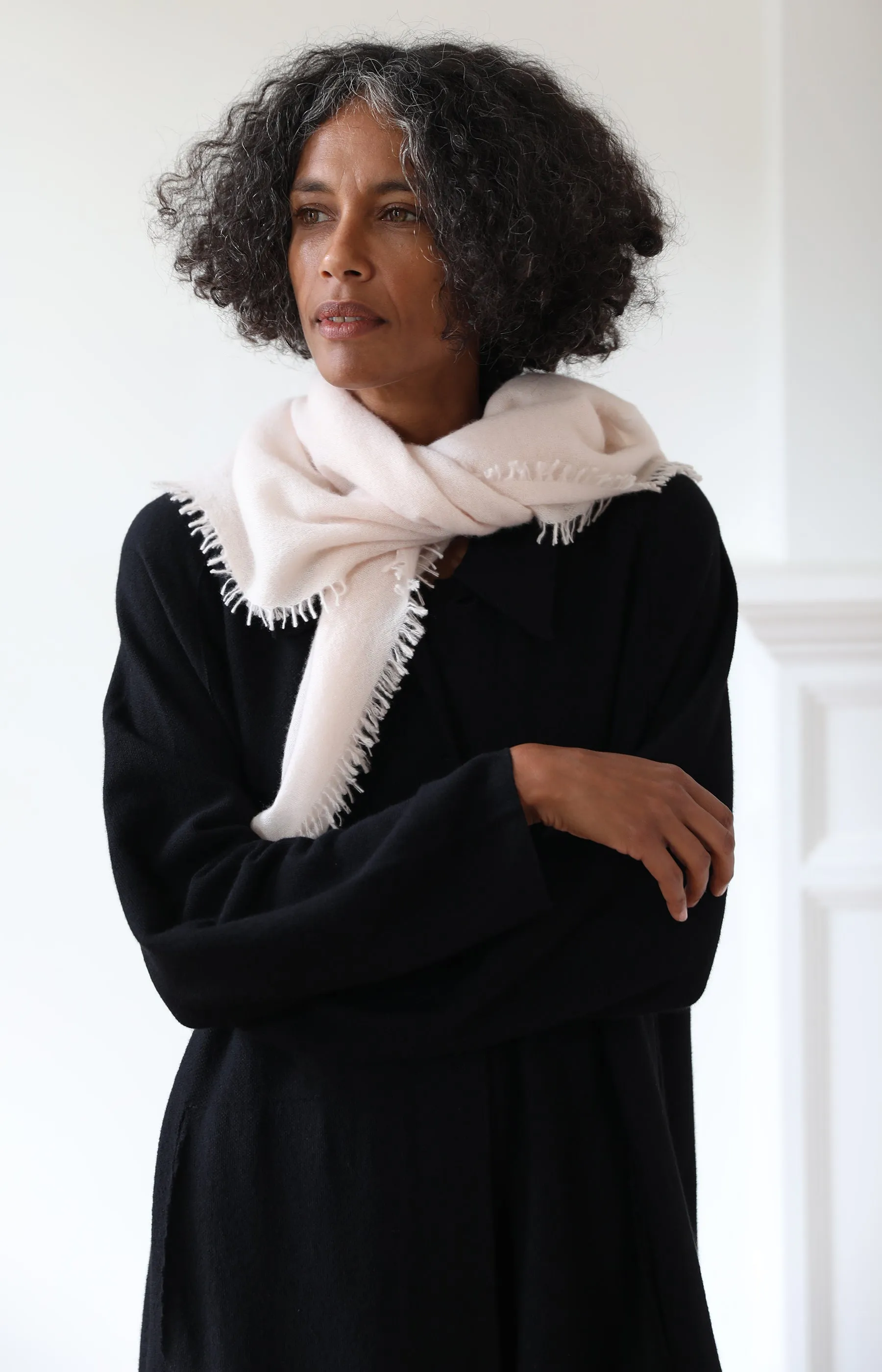 Parchment Cashmere Scarf