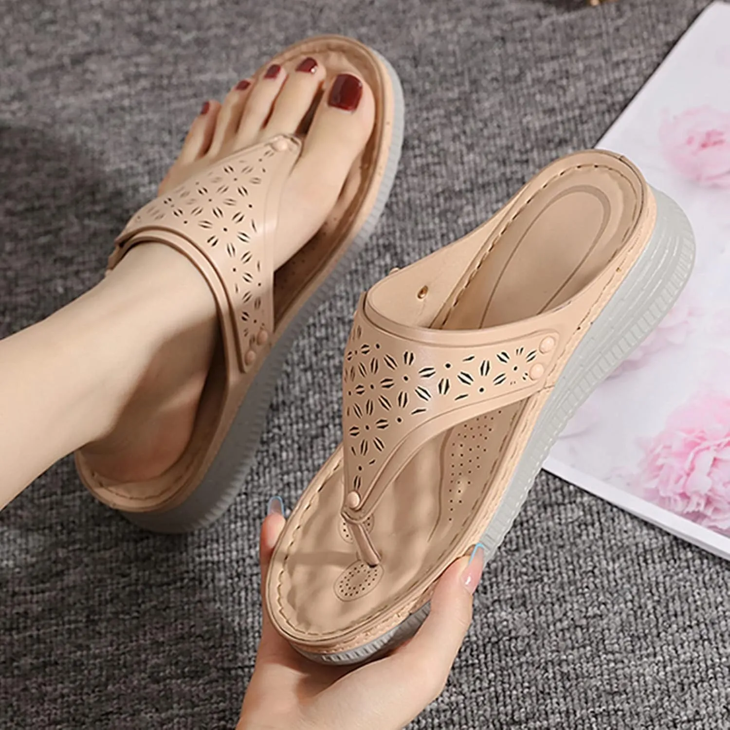 SBGMoSJ Orthopedic Diabetic Dress Shoes for Women Size 7 Wide Width Women Shoes Dressy Comfortable Sandals Womens Summer Shoes Size 9 Orthopedic Womens Shoes Black High Heels Heel Sandals for Women