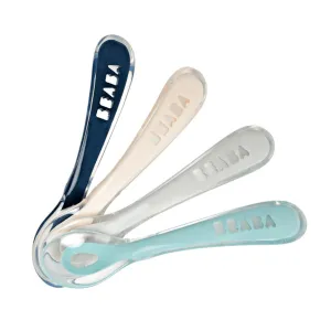 Set of 4 2nd stage soft silicone spoons