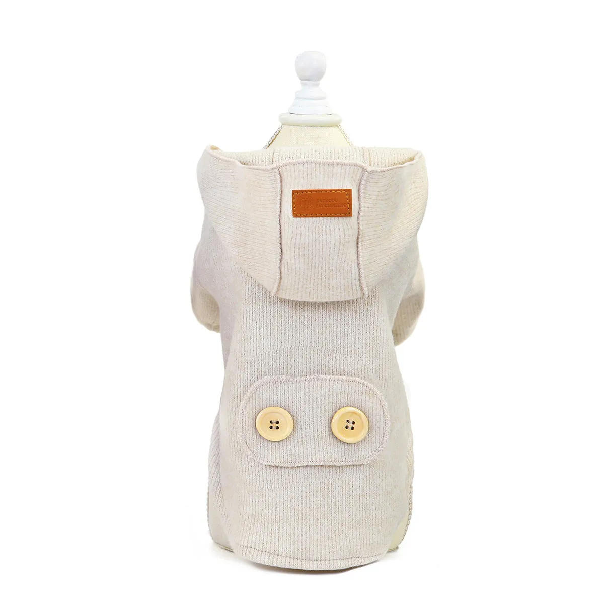 Small dog winter woolen coat fashionable pet clothing