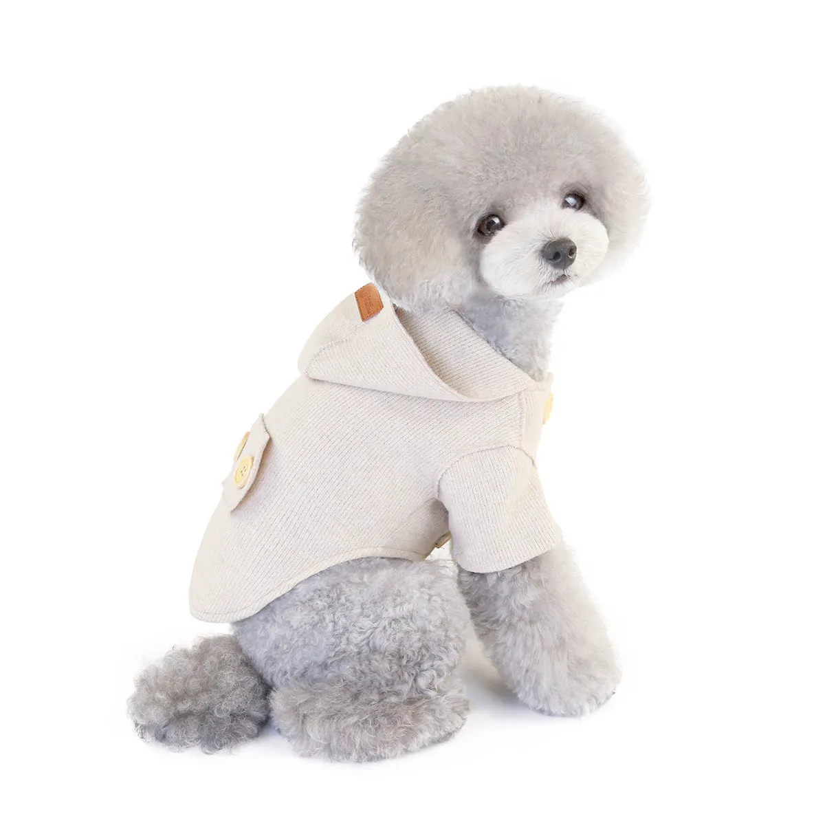 Small dog winter woolen coat fashionable pet clothing