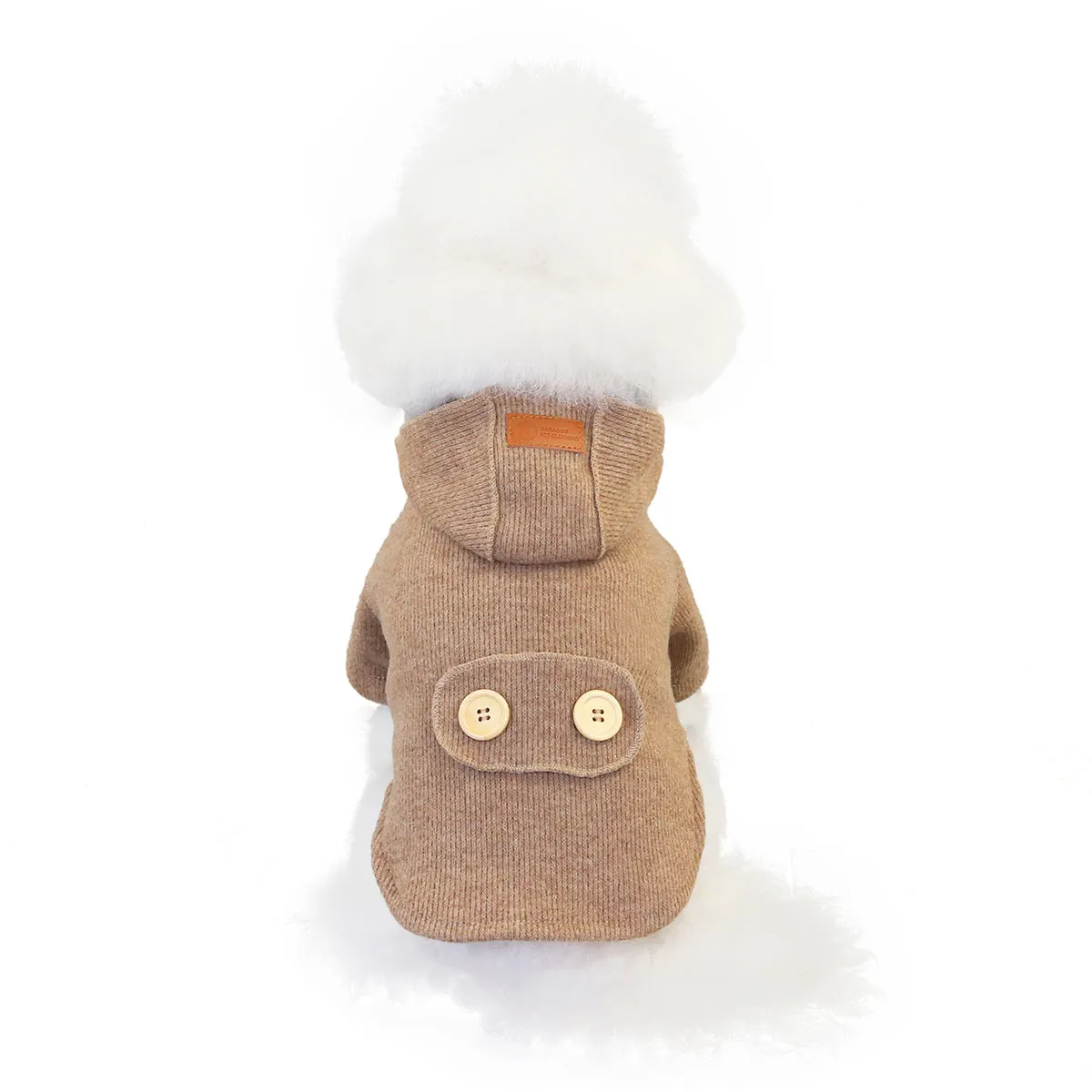 Small dog winter woolen coat fashionable pet clothing