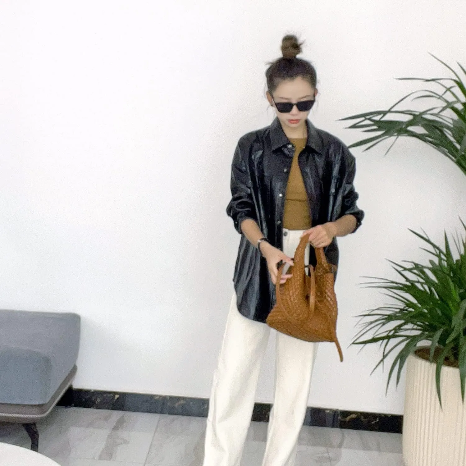 Small Woven Bags for Women Cute Hobo Tote Woven Handbag Mini Clutch Purse vegan leather Crossbody bags Shoulder Handmade Bag