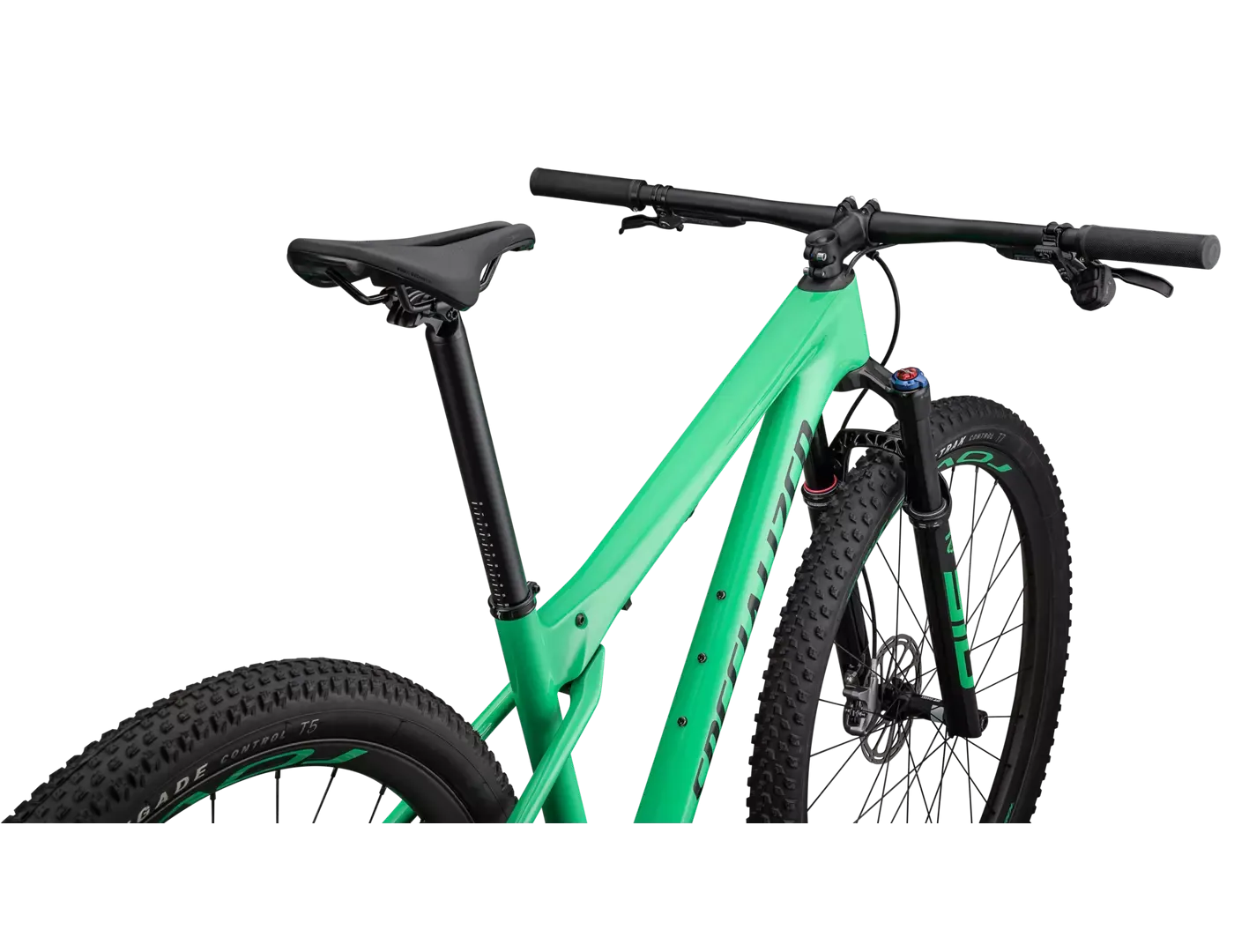 SPECIALIZED Epic WC Expert SRAM GX AXS  Mountain Bike - Gloss Electric Green / Forest Green Pearl