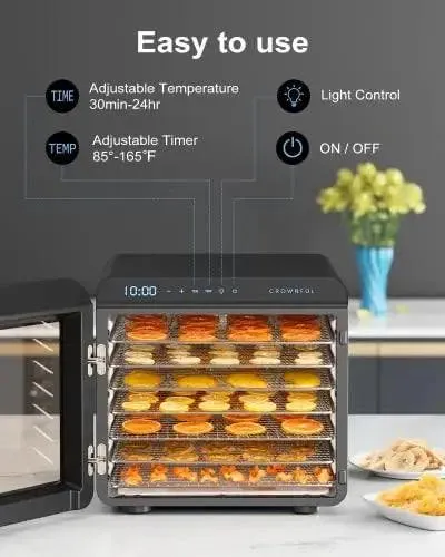 Stainless Steel 7-Tray Food Dehydrator