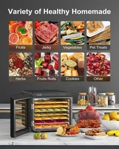 Stainless Steel 7-Tray Food Dehydrator