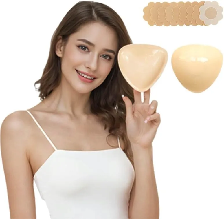 sticky bra inserts double sided sticky bra Reusable Push Up Sticky Bra for Women Dresses Bikinis
