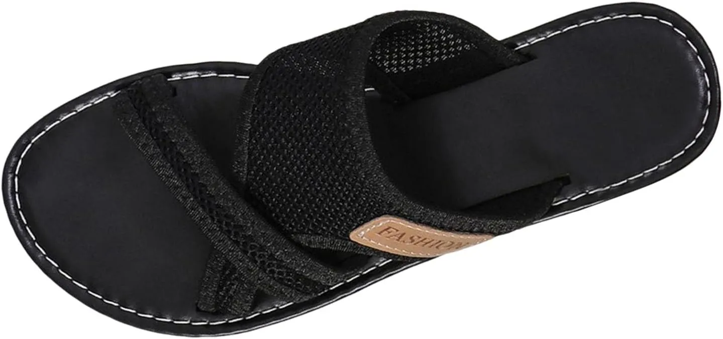 Summer Sandals for Women 2025 Extra Wide Beach Breathable Comfortable Mesh Hollow Mesh Slide Sandls Orthopedic Platform Shoes