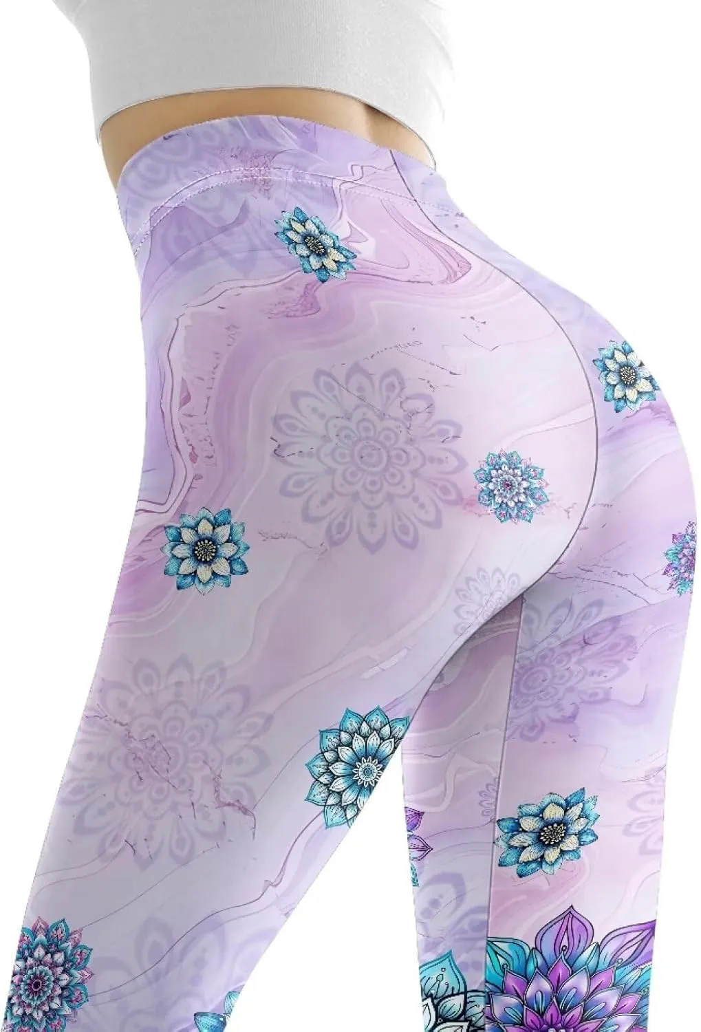 Tummy Control Leggings for Women Workout Athletic High Waist Yoga Pants,Size Xs-3Xl