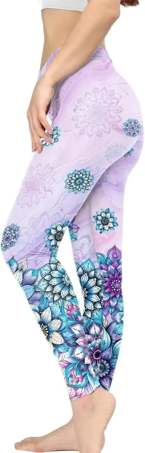 Tummy Control Leggings for Women Workout Athletic High Waist Yoga Pants,Size Xs-3Xl