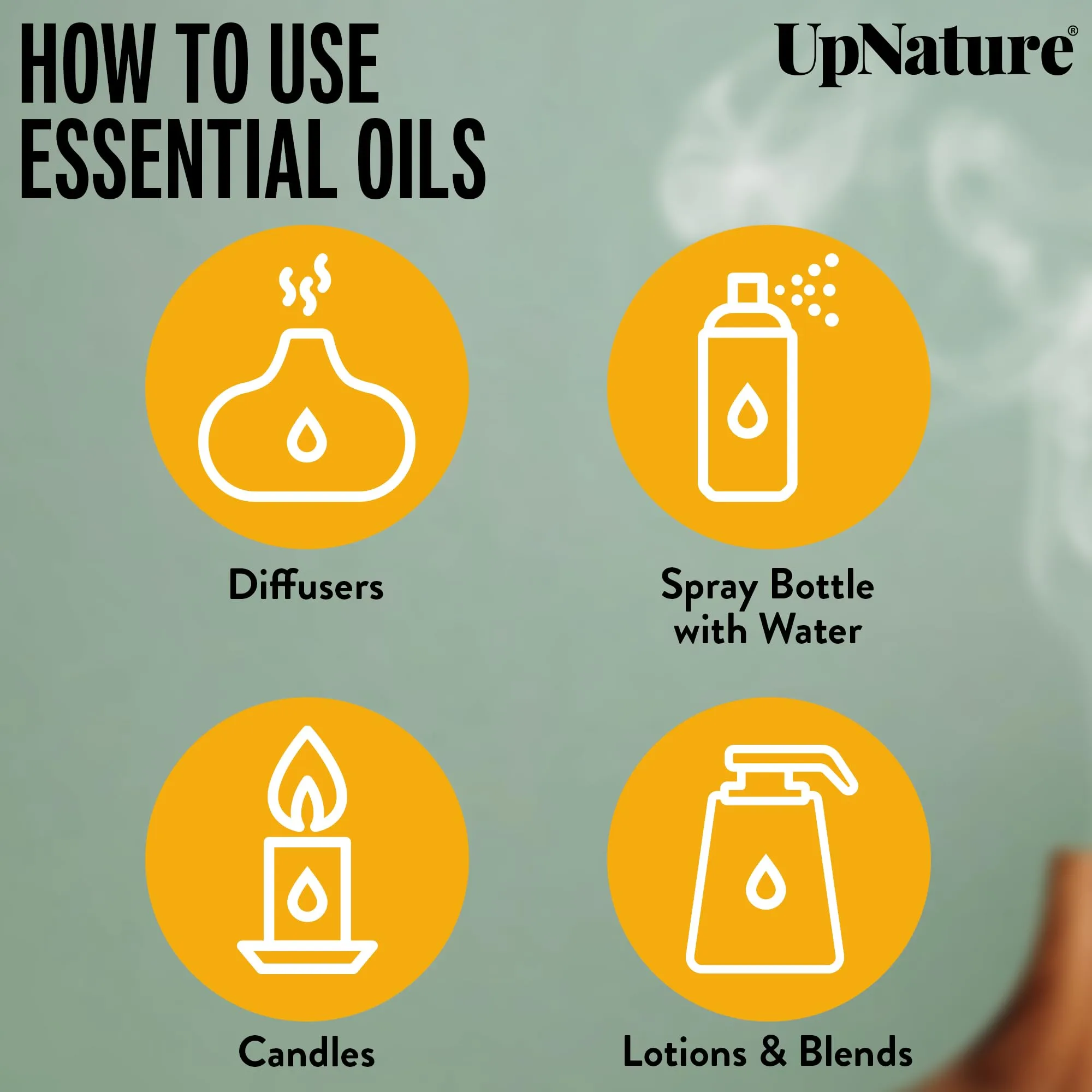 UpNature Citronella Essential Oil 4oz   100% Pure Citronella Oil for Natural Mosquito Spray & Soap