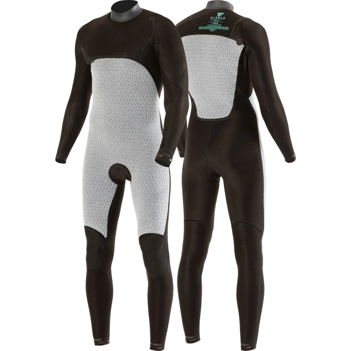 Vissla Seven Seas 4/3 Chest Zip Wetsuit - 2021