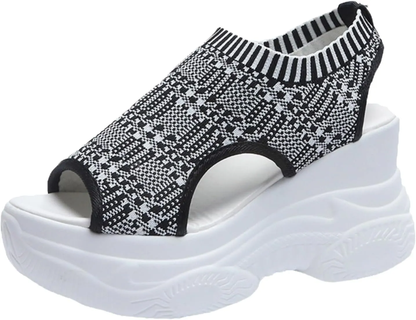 Wedge Platform Sandals for Women Summer Open Toe Ankle Strap Platform Sandals Casual Strappy Slip on Beach Orthopedic Shoes