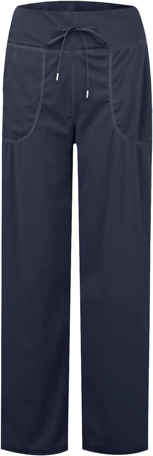 Wide Leg Yoga Pants for Women High Waisted Drawstring Baggy Casual Sweatpants Gym Workout Lounge Pants with Pockets