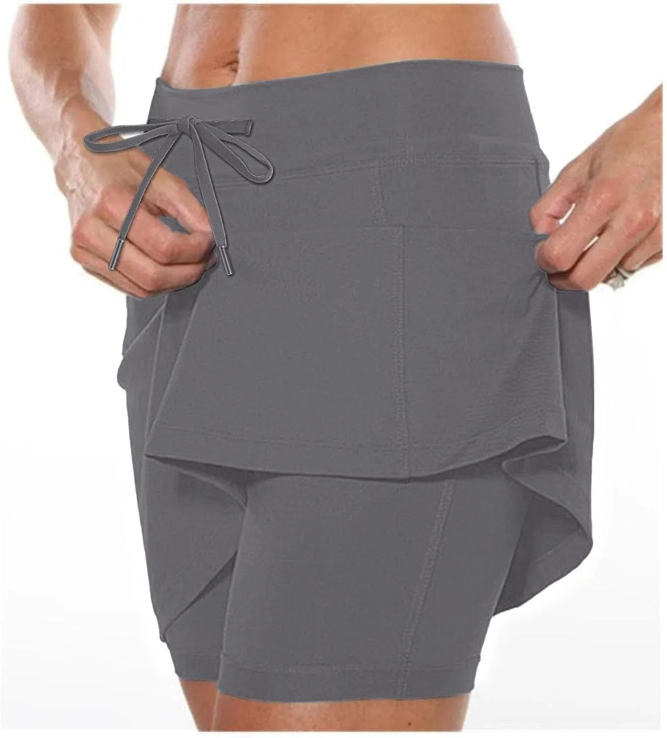 Women's Mini Tennis Skirt with Short 2025 Athletic Cute Golf Skorts with Pockets Summer Gym Workout Cozy Outfits