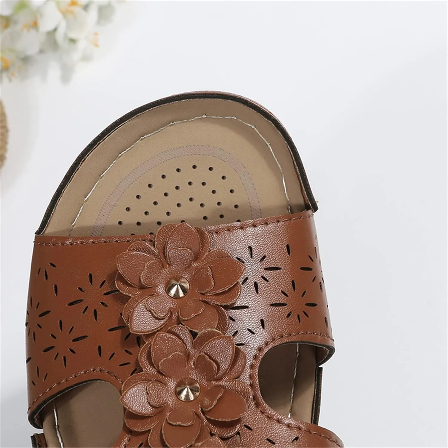 Womens Sandals with Arch Support Orthopedic Sandals Dressy Summer latforms Flats Pillow Slides Wide Anti Slip Shoes
