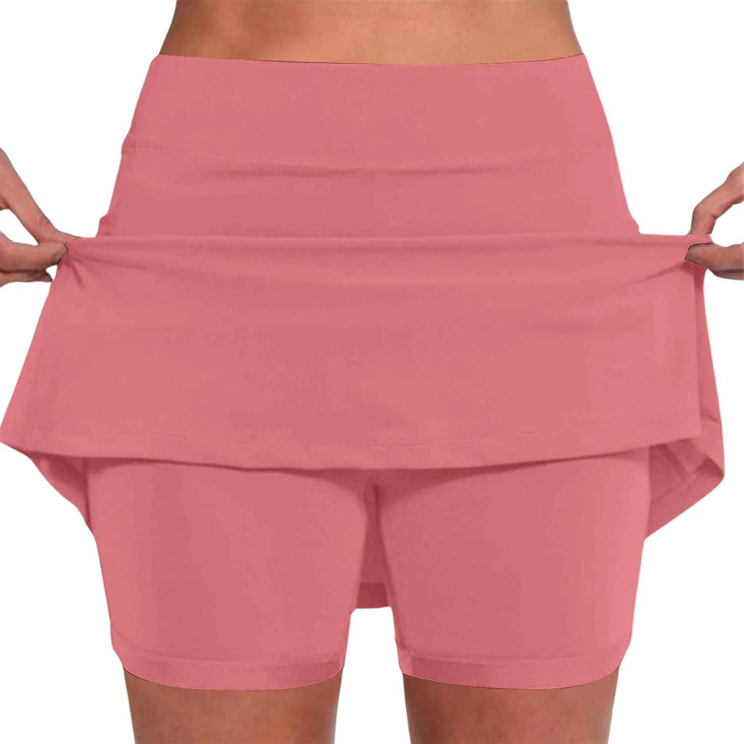 Women's Tennis Skirt 2025 Athletic Cute Mid Waist Golf Skorts with Pockets Summer Gym Y2k Workout Outfits Mini Skirt